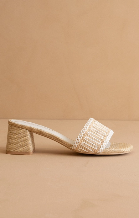 The Francesca | Natural Jute Mule Slide