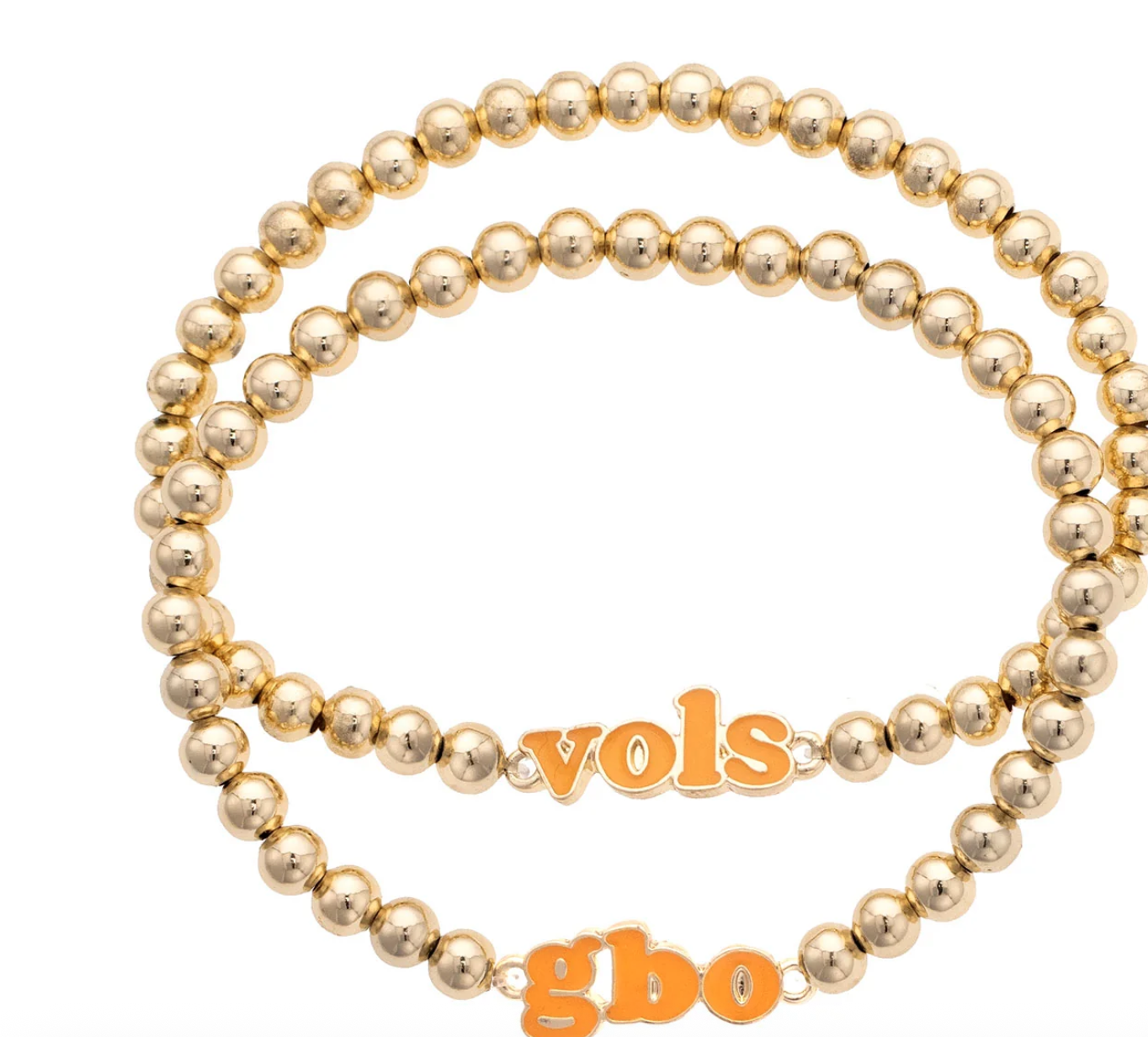 Collegiate Slogan Bracelet