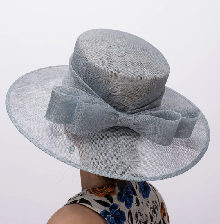 Classic Silver Blue Downbrim Hat