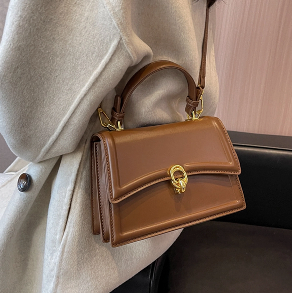 Khaki Shoulder Bag