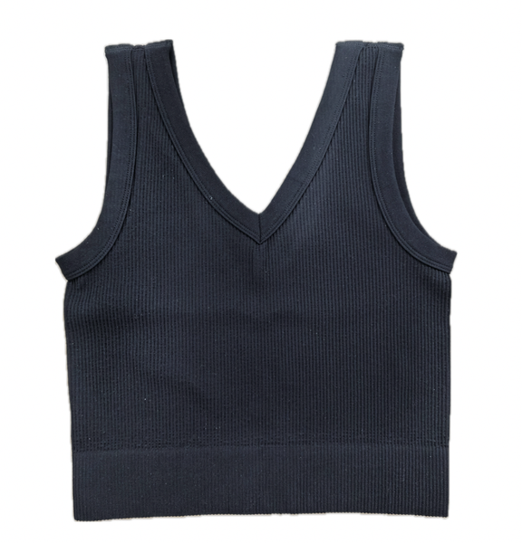Double V Neck Tank