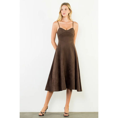 Sonya Suede Dress