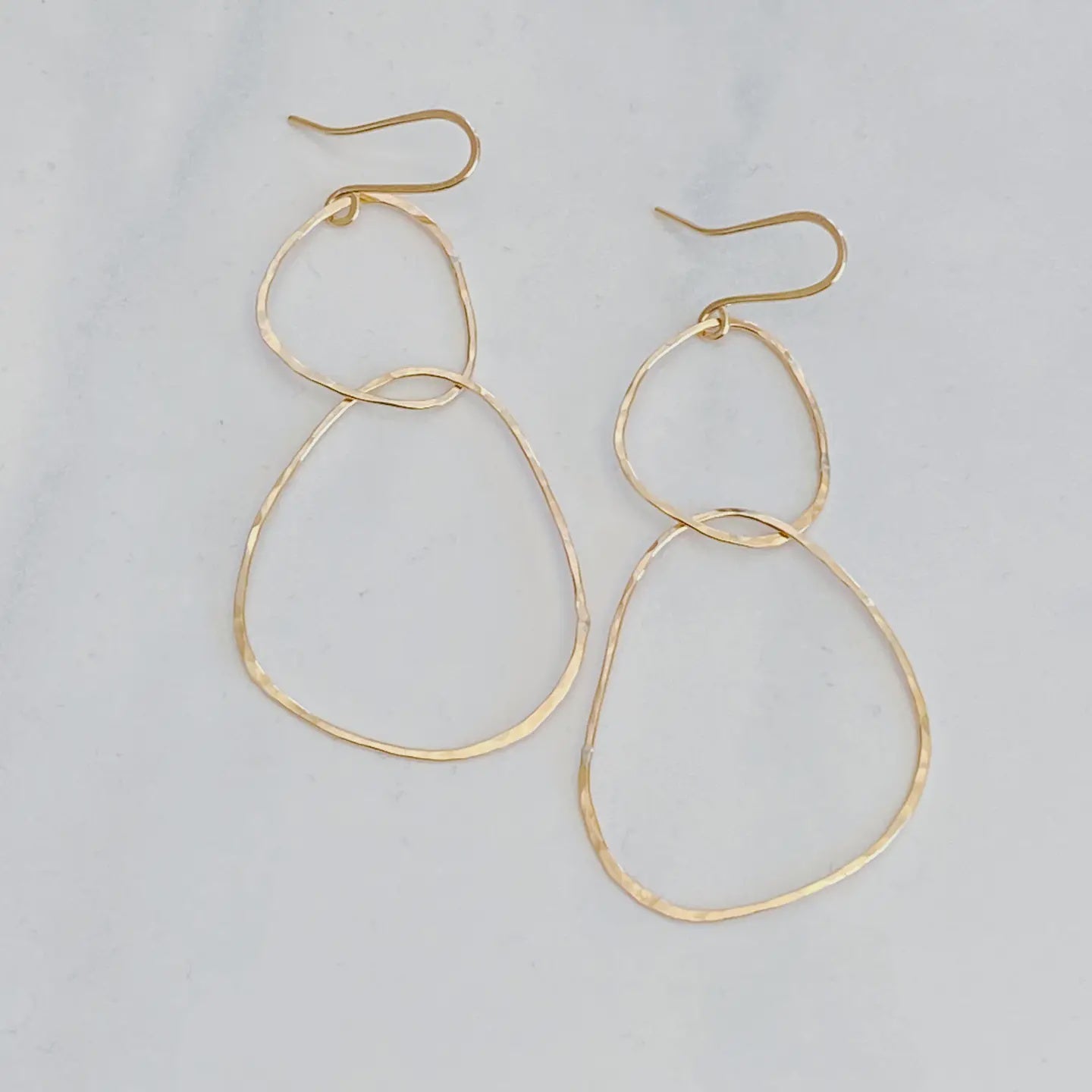 Gold River Rock Earrings