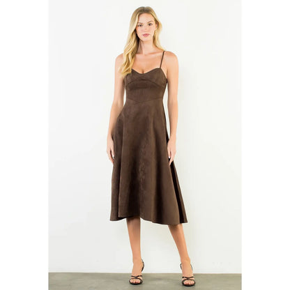 Sonya Suede Dress