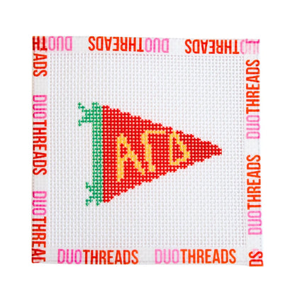 Sorority Pennant Needlepoint Canvas