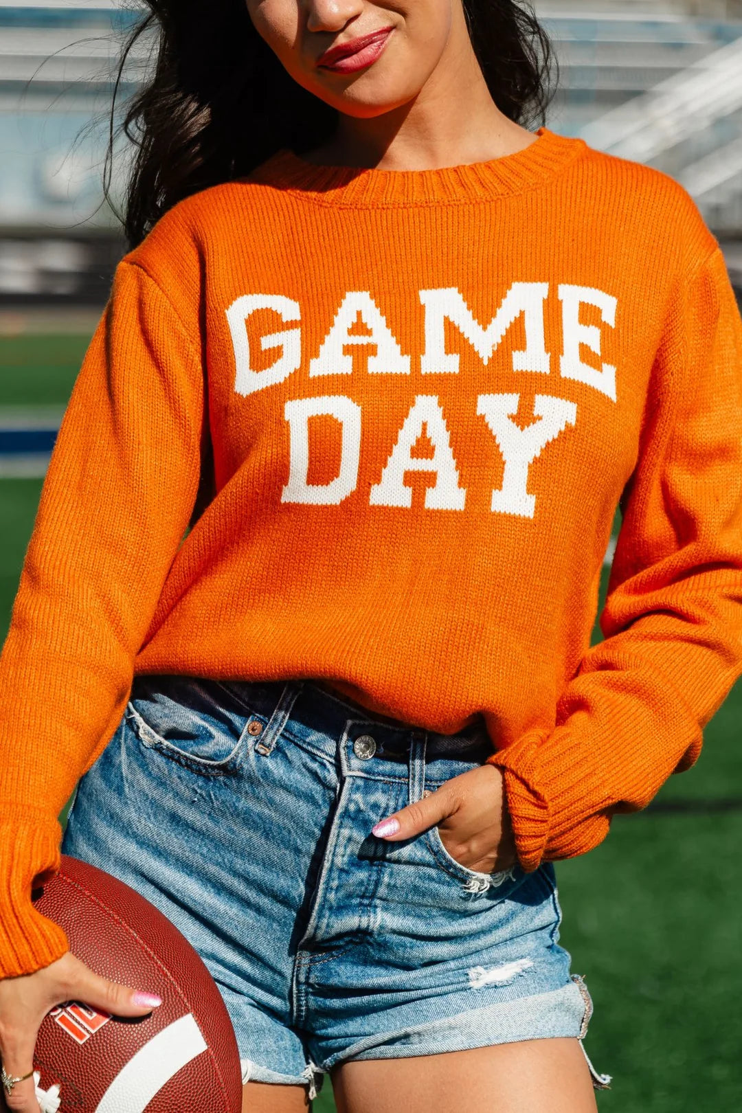 Orange Game Day Sweater