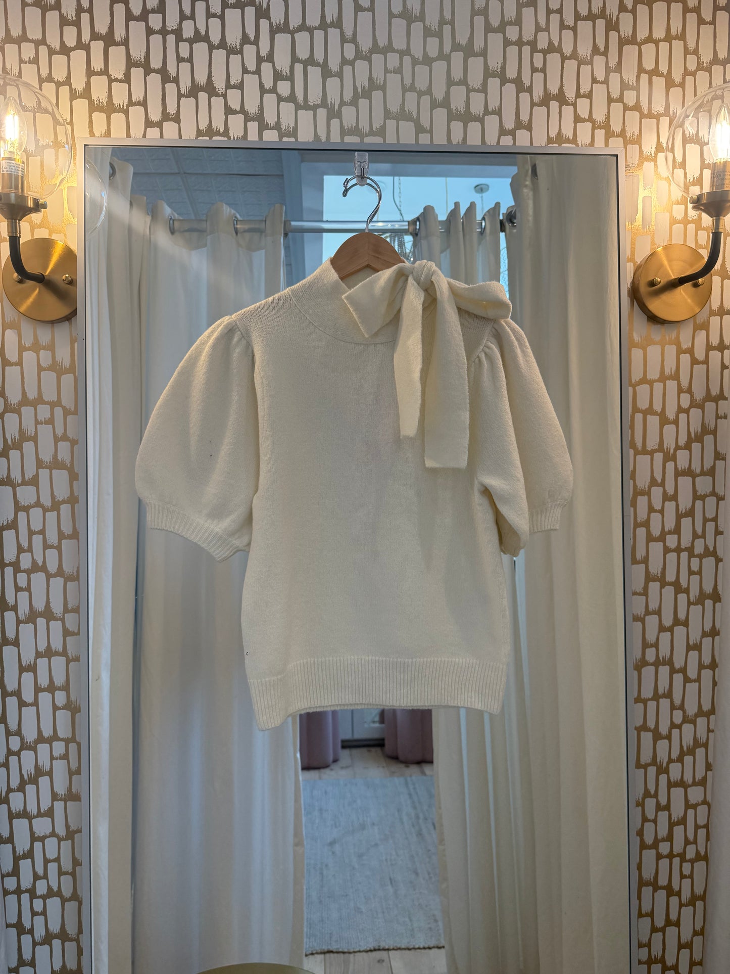 Belinda Tie Neck Sweater
