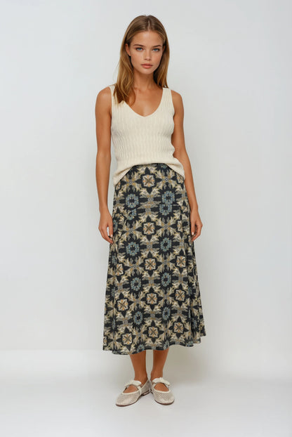 Blythe Trellis Maxi Skirt