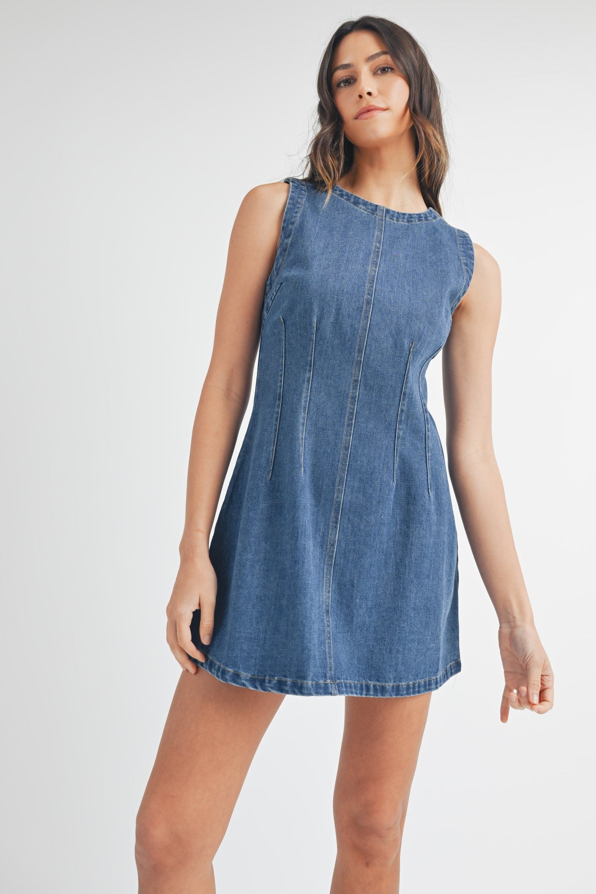 Annie Denim Mini Dress