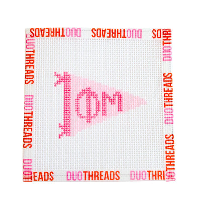 Sorority Pennant Needlepoint Canvas