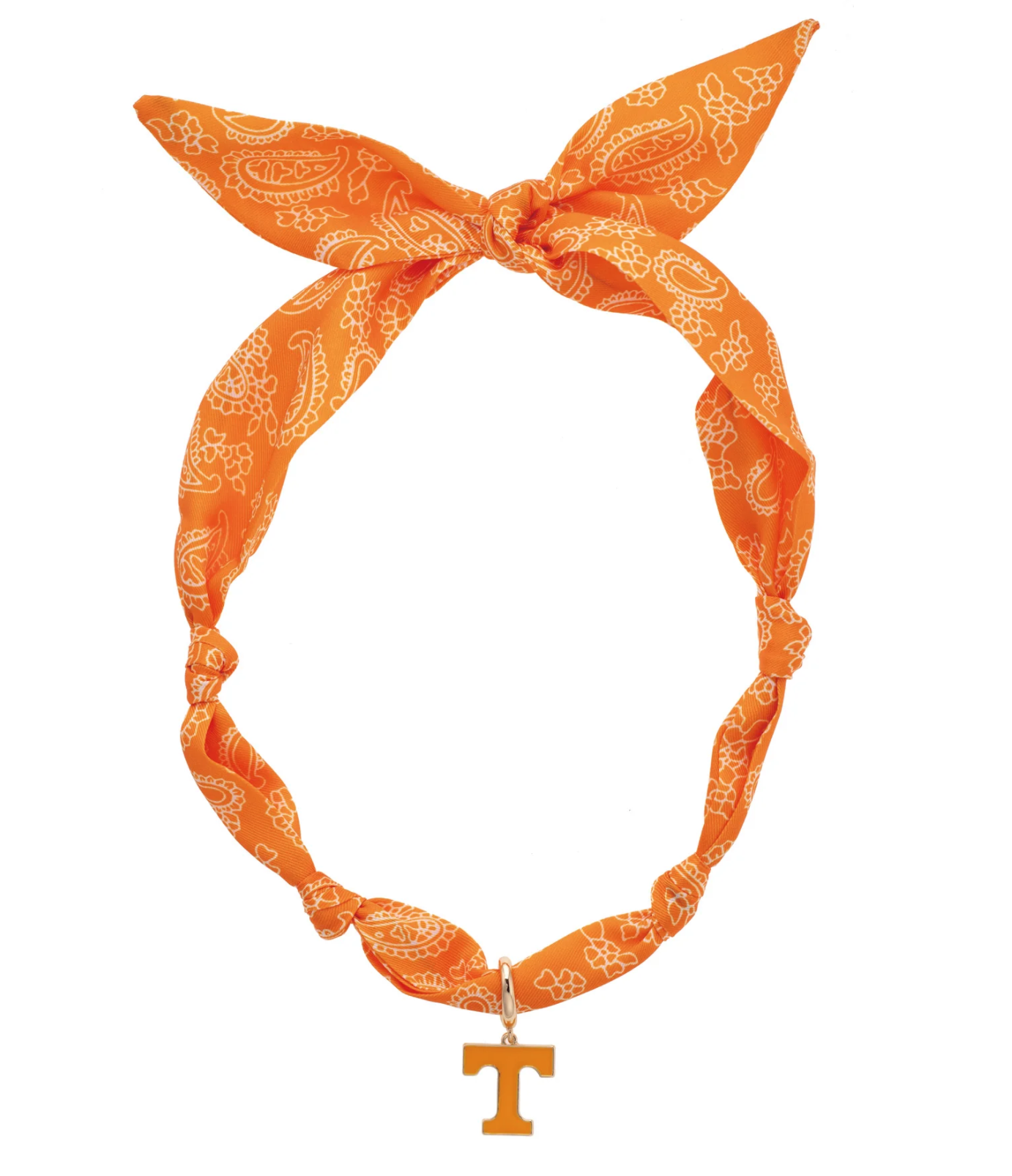 Tennessee Vols Logo Bandana Scarf Necklace
