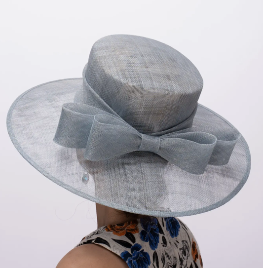 Classic Silver Blue Downbrim Hat