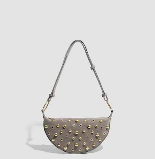 Studded Polka Dot Punk Bag