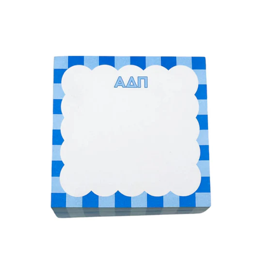 Sorority Scalloped Note Cube