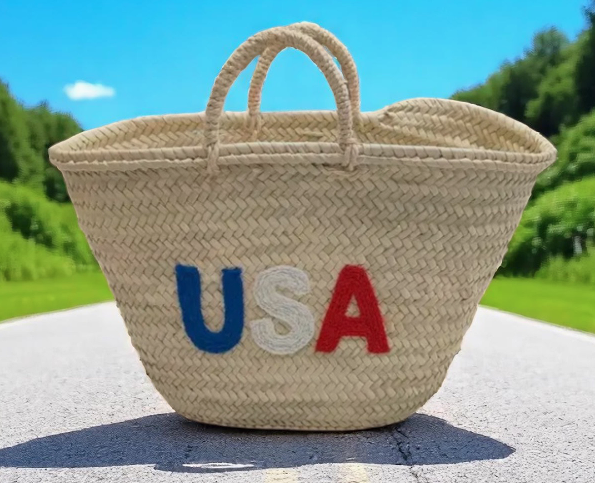 Medium USA Patriotic Tote