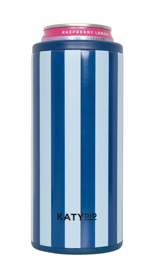 Striped Slim Can Cooler