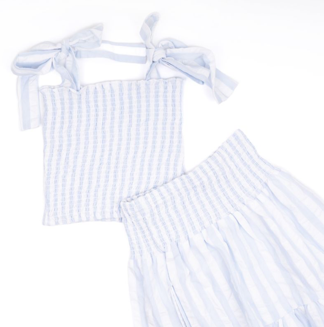 2pc Smocked Skirt Set
