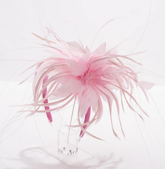 7in Double Feather Fascinator