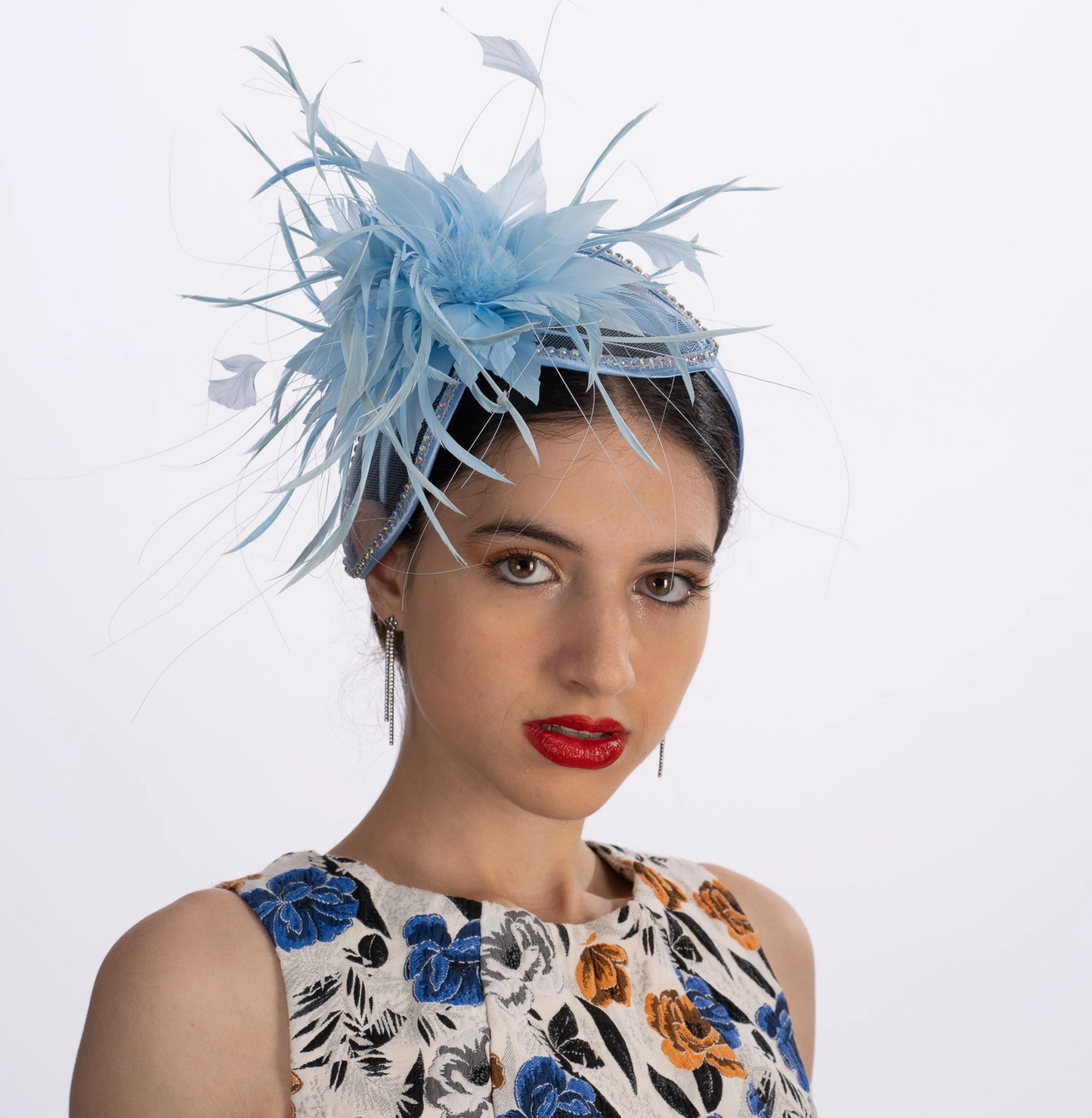 Feather Bow Headband