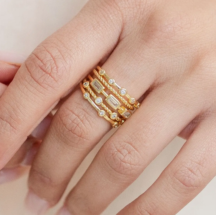 Layered Statement Ring