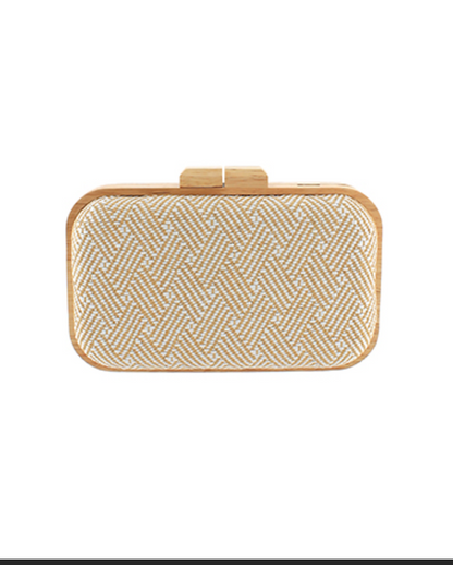Willa Woven Clutch