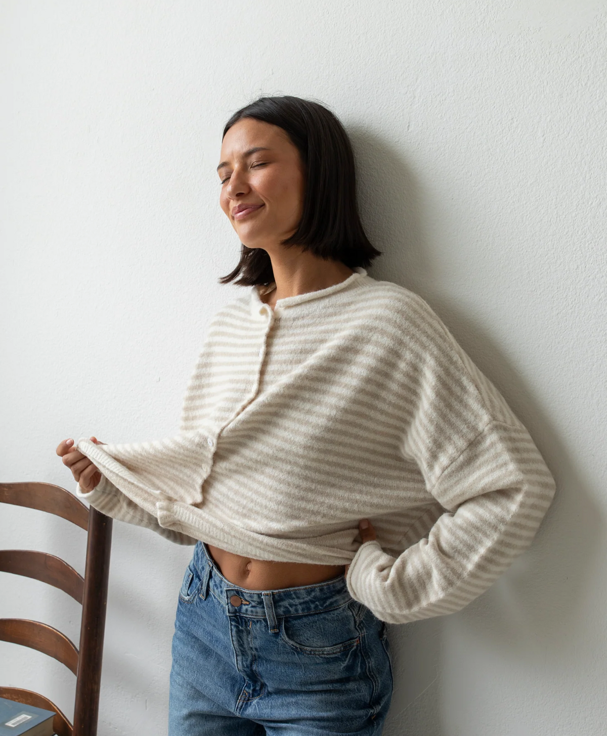 Striped Perfect Cardigan