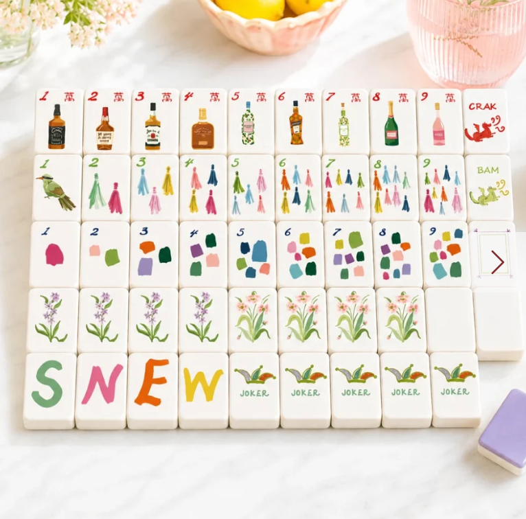 Cocktails Mahjong Kit