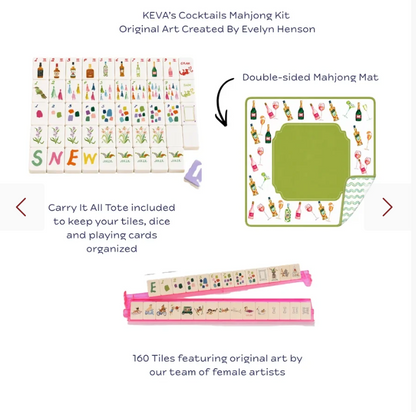 Cocktails Mahjong Kit