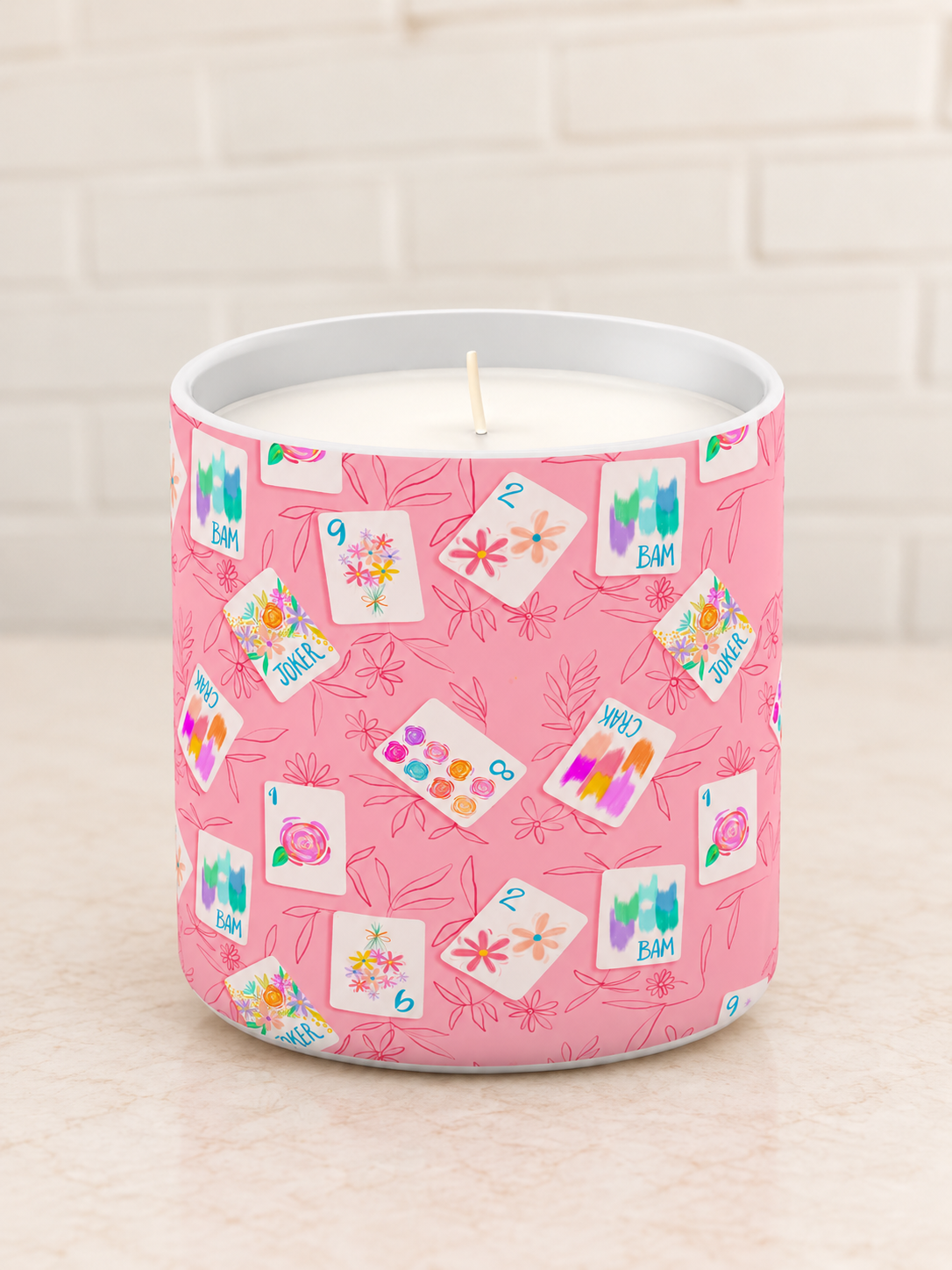 Bonjour Mahjong Candle