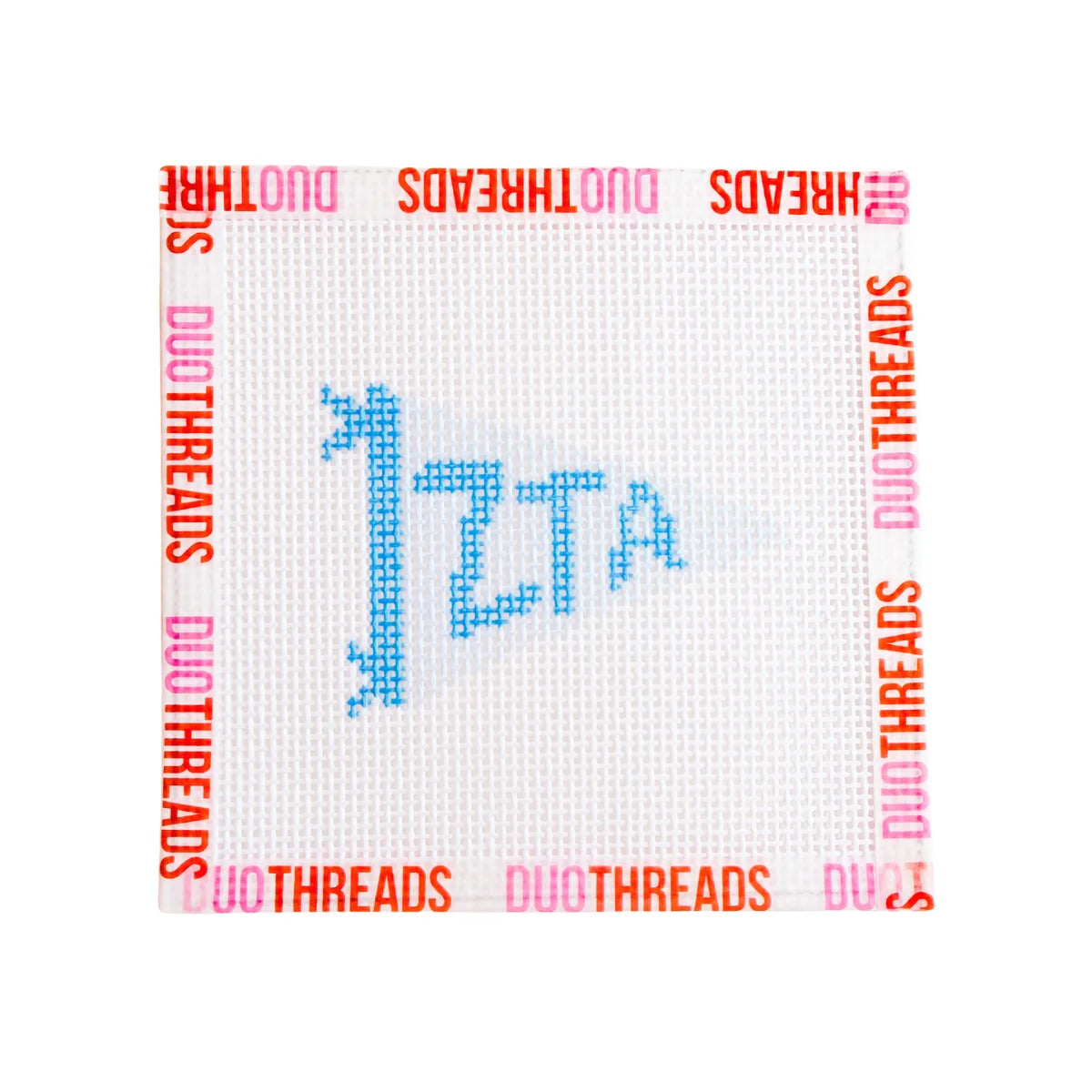 Sorority Pennant Needlepoint Canvas