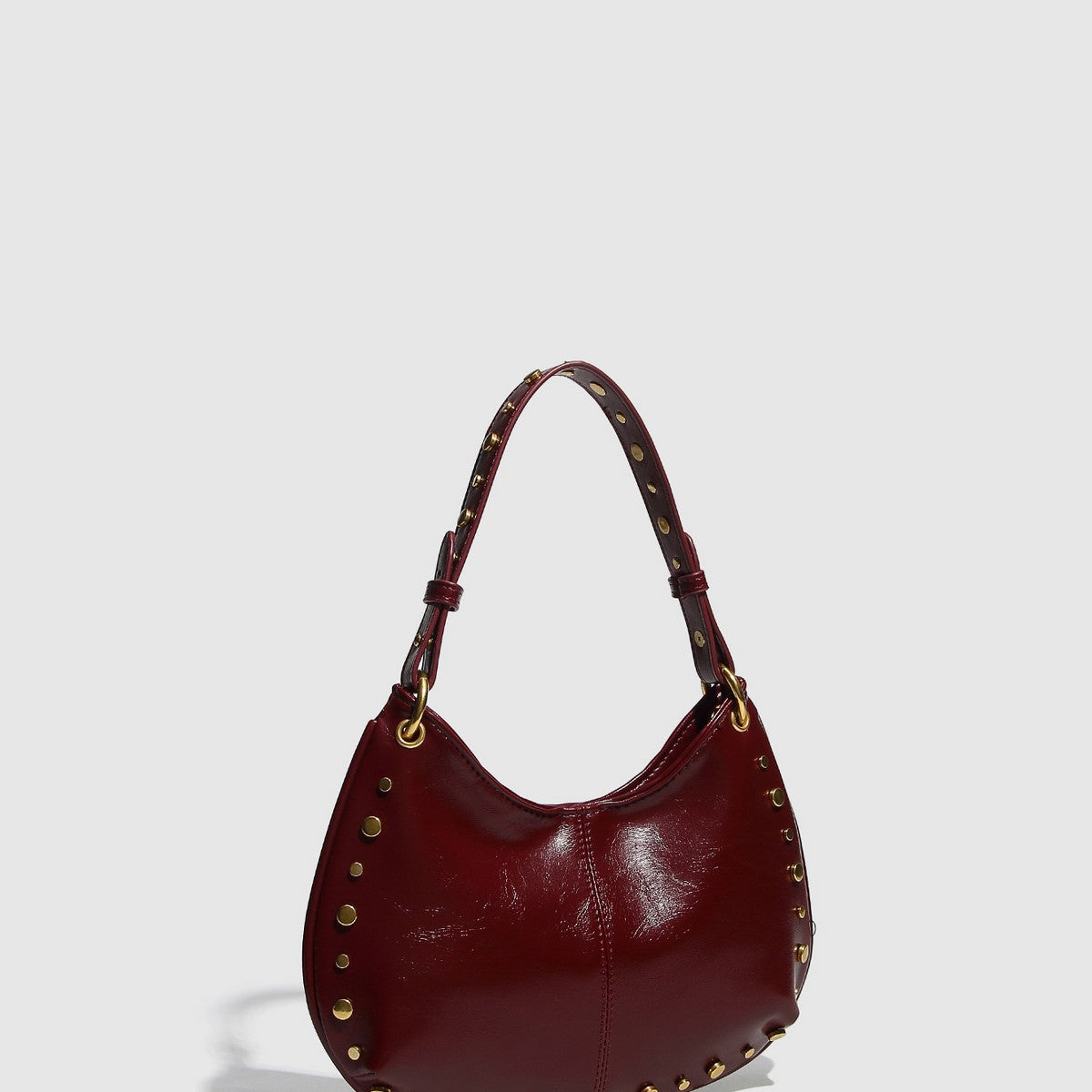 Studded Boston Shoulder & Handbag