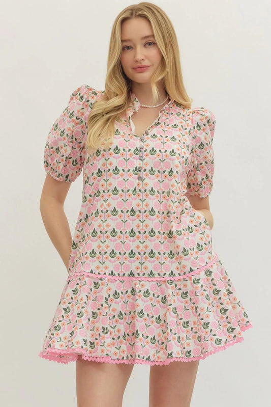 Botanical Mini Dress